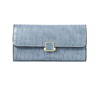 CWLPSL Cartera de Mujer, Monedero de Mano Largo, Color sólido, de PU, Ultrafina, con Ranura para múltiples Tarjetas, Billetera de Gran Capacidad (A, Talla única)