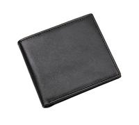 CWLPSL Cartera de Negocios Retro para Hombre, Cartera para múltiples Tarjetas, Cartera Horizontal de Dos Pliegues para Hombre (B, 9,7 x 11 cm)