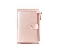 CWLPSL Cartera de Piel sintética con Cremallera para Mujer, Monedero Corto para Mujer, Tarjetero multifunción, Mini Clip para Dinero Femenino (Color: D) (A)