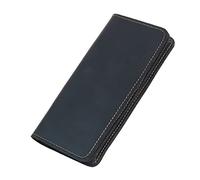 CWLPSL Cartera Larga Hecha a Mano para Hombre, Estilo Retro, con múltiples Tarjetas, de Gran Capacidad, para Negocios (Color: D, tamaño: 17 x 9 x 2 cm)