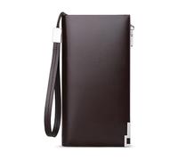 CWLPSL Cartera Larga para Hombre, Tarjetero de Gran Capacidad, Bolso para teléfono móvil, Bolso de Mano (Color: D)