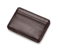 CWLPSL Cartera mágica de Cuero Cartera pequeña Delgada para Hombre Cartera pequeña de Cuero sintético (B, Talla única)