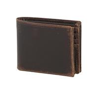CWLPSL Cartera marrón para Hombre, Tarjetero, Billetera con Clip para Billetes, Billetera Corta con Clip para Billetes, Billetera portátil con Clip para Tarjetas