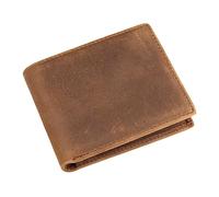 CWLPSL Cartera para Hombre, Cartera Larga, Cartera Retro de Negocios, Cartera de Cuero, Tarjetero, Cartera Informal (A, 11,5 x 9,5 cm)