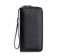 CWLPSL Cartera para Hombre, Cartera Larga con Cremallera, asa, Gran Capacidad, Billetera para múltiples Tarjetas, Clip para Billetes, Bolso de Mano, Clip para Billetes