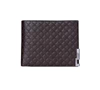 CWLPSL Cartera para Hombre, Multifuncional, con múltiples Tarjetas, Monedero Corto, con Cremallera y Hebilla (Color: D)