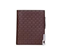 CWLPSL Cartera para Hombre, Multifuncional, con múltiples Tarjetas, Monedero Corto, con Cremallera y Hebilla (Color: D)