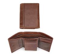 CWLPSL Carteras de Viaje de Cuero para Hombres, diseño Delgado, Tarjetero RFID, Billetera para Hombre, Regalo (Color: B, tamaño: 11 * 8,5 cm)
