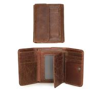 CWLPSL Carteras de Viaje de Cuero para Hombres, diseño Delgado, Tarjetero RFID, Billetera para Hombre, Regalo (Color: B, tamaño: 11 * 8,5 cm)