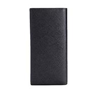 CWLPSL Carteras para Hombre Cartera de Cuero para Hombre Cartera Delgada Larga, ultradelgada, de Gran Capacidad, con Porta Billetes, Multiusos, versátil, Vertical, Plegable, para chequera