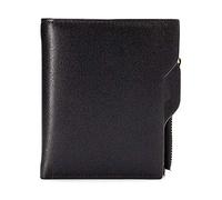 CWLPSL Carteras para Hombre, Carteras Cortas Vintage para Hombre, billeteras de Cuero con Cremallera, Monedero, Tarjetero, Cartera para Hombre (Color: marrón)