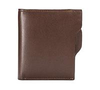 CWLPSL Carteras para Hombre, Carteras Cortas Vintage para Hombre, billeteras de Cuero con Cremallera, Monedero, Tarjetero, Cartera para Hombre (Color: marrón)