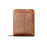 CWLPSL Monedero Corto para Hombre con Cremallera, Tarjetero, Billetera para Hombre, Tarjetero con Clip para Billetes, Monedero para Licencia de Conducir