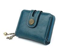 CWLPSL Monedero Corto para Mujer, Monedero Vintage para Mujer, Tarjetero pequeño, Tarjetero, Monedero (Color: C)