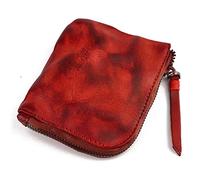 CWLPSL Monedero Retro literario, minimonedero Pintado a Mano, Estilo Antiguo, Lavado, con Clip (A, 10 x 8 x 6 x 2 cm)