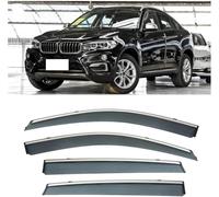 CWMAD Deflectores de Viento para BMW X6 2014-2019, Deflectores de Aire de Ventanilla Deflectores de Viento Adhesivos Deflector de Parabrisas