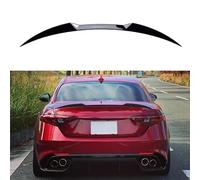Maletero de ala de Coche Spoiler para Alfa Romeo Giulia 2015-2024, Coche Alerón Trasero Difusor de Parachoques Trasero Alerón de Coche,Gloss Black