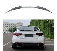 CWMAD Maletero de ala de Coche Spoiler para Alfa Romeo Giulia 2015-2024, Coche Alerón Trasero Difusor de Parachoques Trasero Alerón de Coche,Carbon Fiber Look