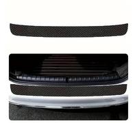 CWMAD Protector Paragolpes Trasero para Peugeot Rifter 2018-2022 2023, Pegatina Autoadhesivo Antiarañazos Placa de Umbral de Maletero de Fibra de Carbon