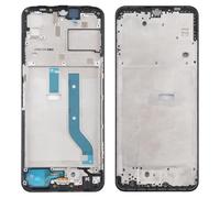 CWONCONGOIN Accesorios para teléfonos móviles Placa de Bisel de Marco LCD de Carcasa Delantera para el Borde de for Motorola 20 Lite (Negro)