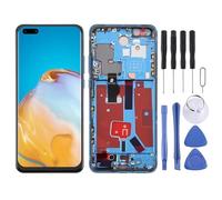 CWONCONGOIN Pantalla LCD de teléfono móvil para Huawei P40 Pro TFT LCD digitalizador de montaje completo con marco, no es compatible con identificación de huellas dactilares