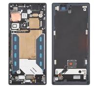 CWONCONGOIN para para ZTE Nubia RedMagic 10 Pro+ Placa de Bisel de Marco Medio con Cable Flexible de Sensor de Huellas Dactilares en Pantalla (Negro) Pieza de reparación