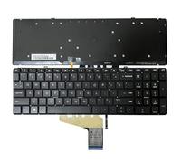 CWONCONGOIN Piezas de repuesto para computadora portátil, versión estadounidense, accesorios de teclado retroiluminado