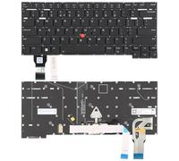 CWONCONGOIN Piezas de repuesto para laptop de PC, versión de EE. UU., teclado retroiluminado para laptop Lenovo ThinkPad T14s Gen 2 P1 GEN4 X1 Extreme Gen4 Accesorios