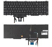 CWONCONGOIN Piezas de repuesto para laptop de PC, versión estadounidense, teclado retroiluminado para laptop Dell Latitude 5500 5501 5511 5510 3500 3501 0MMH7V Accesorios