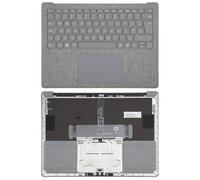 CWONCONGOIN Piezas de repuesto para laptop Microsoft Surface 3/4/5 de 13.5 pulgadas, teclado del Reino Unido con carcasa C/placa táctil (gris) accesorios