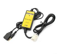 CWOQOCW Adaptador auxiliar USB MP3 decodificador para Toyota para Camry Corolla Highlander Instalación no destructiva 12V DC 35mm Jack Kit de actualización de radio de coche