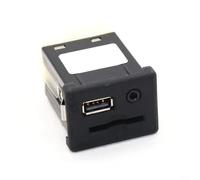 CWOQOCW Adaptador de entrada auxiliar USB para tarjeta SD para Vauxhall Insignia Zafira C Part 20868796 Media Port Upgrade Black ABS Component Vehicle Electronics
