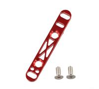CWOQOCW Adaptador de montaje de poste de bicicleta de carretera para freno de disco hidráulico, 140 mm, 160 mm, aleación de aluminio, soporte de pinza delantera y trasera, color negro y rojo (frontal