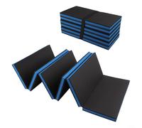CWOQOCW Alfombrilla plegable para reparación de coche, 6 secciones, impermeable, de espuma EVA, con asa, para taller automotriz, jardín, 46 x 15.7 pulgadas
