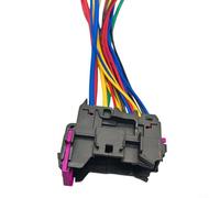 CWOQOCW Arnés de cableado para A3 para A4 B7 para A6 C6 para reparación de puertas TT Mk2, conector de plástico ABS negro, se adapta al número OE 8E0972702 todas las puertas