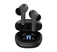 CWOQOCW Auriculares inalámbricos de traducción con 144 idiomas compatibles con BlE Auriculares para traducción en tiempo real (negro)