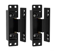 CWOQOCW Bisagras cruzadas ocultas ajustables para puertas de marco estrecho, juego de bisagras de puerta de metal para puertas de balcón del hogar para interiores (negro)