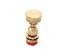 CWOQOCW Boquilla atomizadora ajustable de latón de 1/2 pulgada, con pulverización de 360° para supresión de polvo de riego agrícola y aspersión industrial de área pequeña (D)