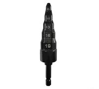 CWOQOCW Broca de herramienta de estampación 5 en 1, broca manual de herramienta de ensanchamiento de tubos, expansor de tubo de cobre para aire acondicionado con mango hexagonal, 6 mm, 10 mm, 13 mm