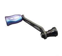 CWOQOCW Carrete de pesca Mango de carbono Perilla única para Daiwa para Fuego para LT para Prorex Modificación de actualización Ligero 16G 2 rodamientos 12 colores Parte de repuesto Agarre ergonómico