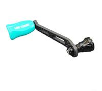 CWOQOCW Carrete de pesca Mango de carbono Perilla única para Daiwa para Fuego para LT para Prorex Modificación de actualización Ligero 16G 2 rodamientos 12 colores Parte de repuesto Agarre ergonómico