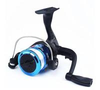 CWOQOCW Carrete plegable ultraligero de la vuelta del metal del carrete de la pesca con el rodillo de la línea de agua profunda para el azul de agua dulce