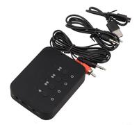 CWOQOCW Compartidor de Audio Bluetooth, Audio 5.0, un Receptor, Tres transmisiones, Alta fidelidad, bajo retardo, Audio compartido, transmisor a Tres BW-107