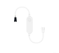 CWOQOCW Controlador de tira LED WLED para ESP32 para MINI, RGB IC Digital con micrófono modo de sonido de música, DC 12-24V WiFi, fiesta en casa