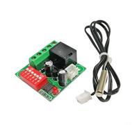 CWOQOCW DC12V Módulo controlador de temperatura digital Interruptor de termostato ajustable 01C Precisión para calefacción Sistema de refrigeración Incubadora Hábitat mascota Tanque Reptil Peces