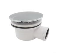 CWOQOCW Drenaje de ducha ABS con salida lateral y trampa antiolor para residuos de fregadero de baño, drenaje de suelo blanco moderno de 115 mm para renovación de habitaciones húmedas