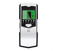 CWOQOCW Escáner de alta definición de la pared del LCD que detecta los pernos prisioneros del metal, los marcos de madera y los alambres vivos de la CA con la calibración auto y la CA, plata