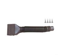 CWOQOCW Extensor retráctil de bajante con construcción robusta para desviar el agua de lluvia lejos de los cimientos y evitar la erosión del suelo en jardines al aire libre (marrón)