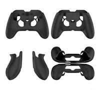 CWOQOCW Funda protectora de silicona para controlador SCUF VALOR PRO: equipo de juego ligero que absorbe los golpes, color gris (negro)