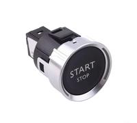 CWOQOCW Interruptor de arranque automático de un botón, interruptor de parada de arranque del motor para C4 508 2008 3008 408 2011-2018 pieza de repuesto interior del coche negro